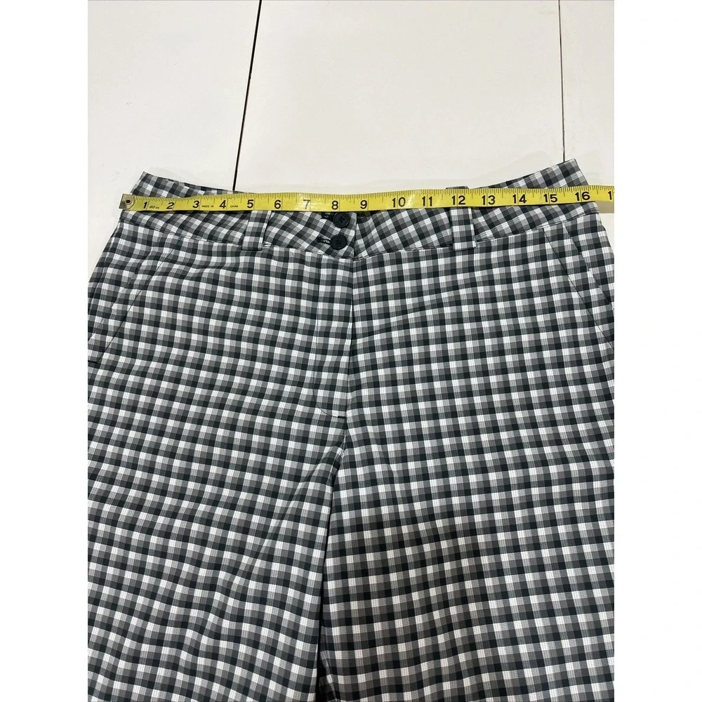 WOMENS NIKE GOLF DRI FIT PLAID SHORTS 10 Medium